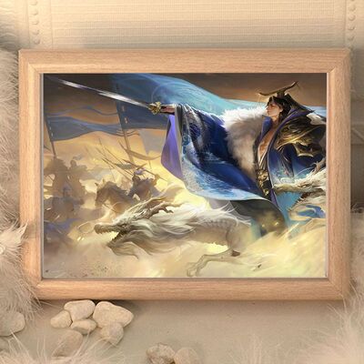 三国杀界曹丕天子令相框摆件情侣房间装饰画客厅摆台网红浪漫礼物