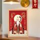 月老神xiang摆件挂画姻缘供奉结缘月下老人神仙月老星君相框摆台