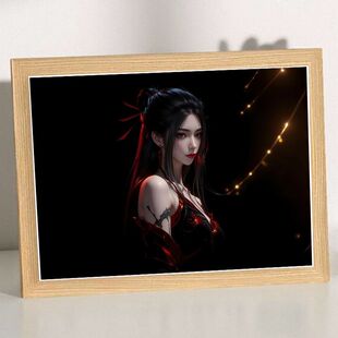 天行九歌焰灵姬国漫女神周边相框摆台房间床头桌面装饰品桌搭摆件