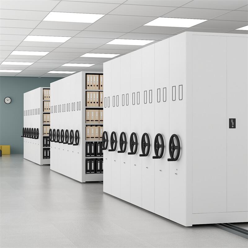 密集架档案柜密集柜移动柜手摇式移动档案柜办公密集柜坚固