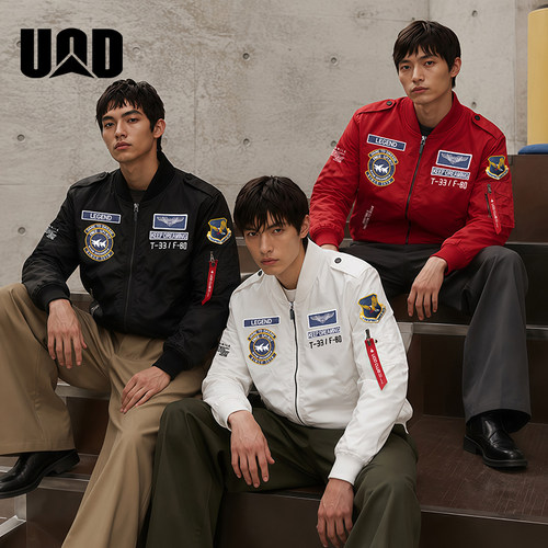 UOD刺绣春秋款不易变形经典夹克