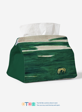 常玉油画纸巾盒高档轻奢sanyu高颜值汽车抽纸盒艺术感桌面纸巾套