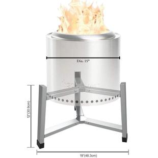 solo三角炉架柴火炉置物架支架stove庭院篝火炉无烟炉不锈钢19.5