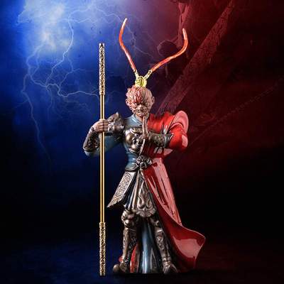 创意陶瓷黑神话孙悟空魔佛美猴王齐天大圣归来客厅玄关装饰摆件