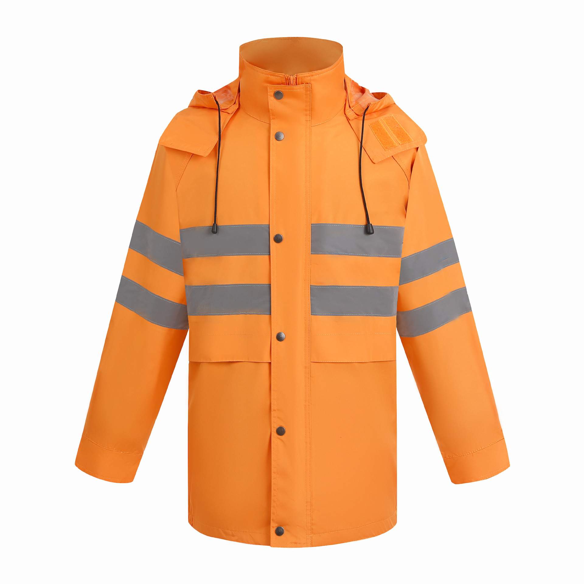 铁路专用雨衣男铁路局运输施工运输物流双层反光雨衣橙色印字logo