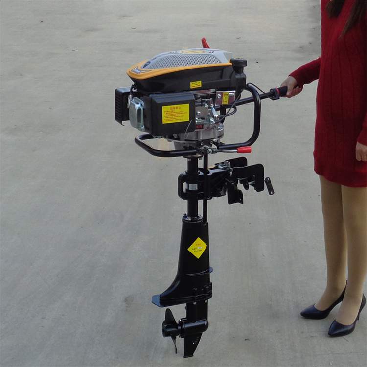 196型汽油挂桨机水王星牌船用船尾机225型风冷四冲程船挂机优惠