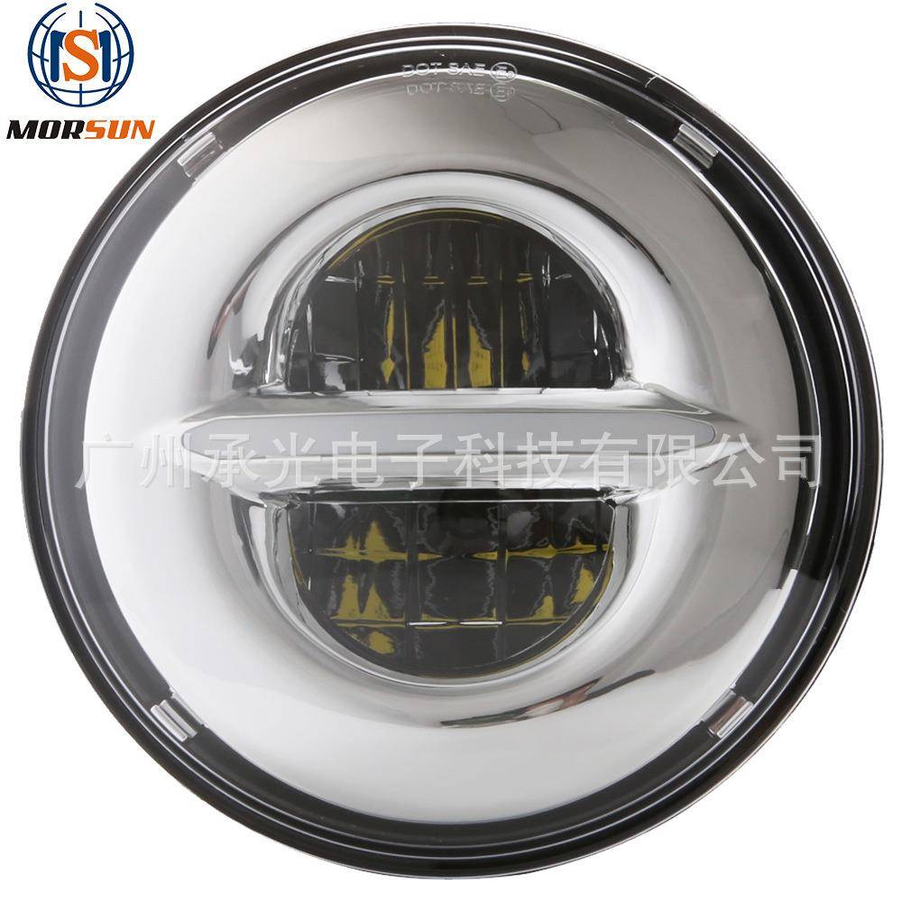 直销5.75寸哈雷大灯摩托改装大灯哈雷反光杯日行灯前照灯
