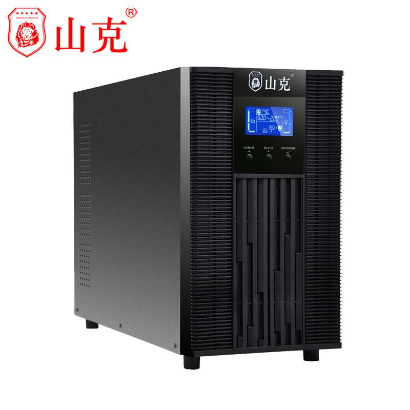 山克SC1KSUPS不间断电源1000VA800W在线式外接电池UPS防掉电