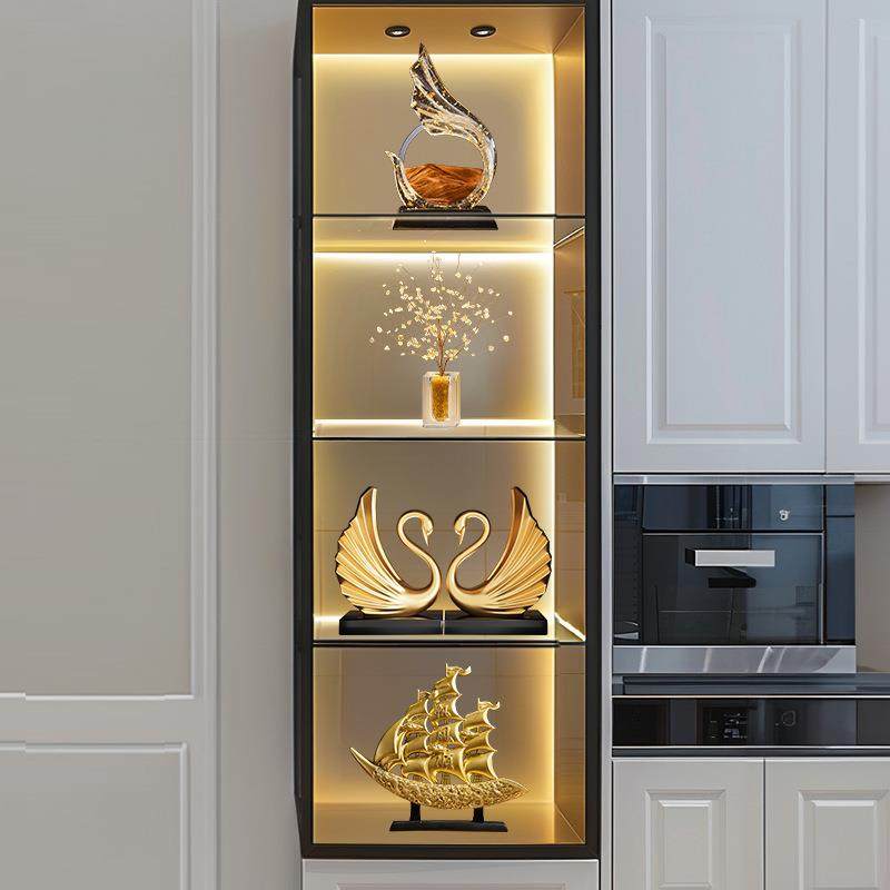 电视柜摆件装饰客厅轻奢高档酒柜2024新款高端大气上档次高级感