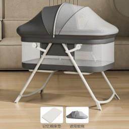 kidilo婴儿床多功能新生儿床边床宝宝防溢奶拼接大床可移动摇篮床