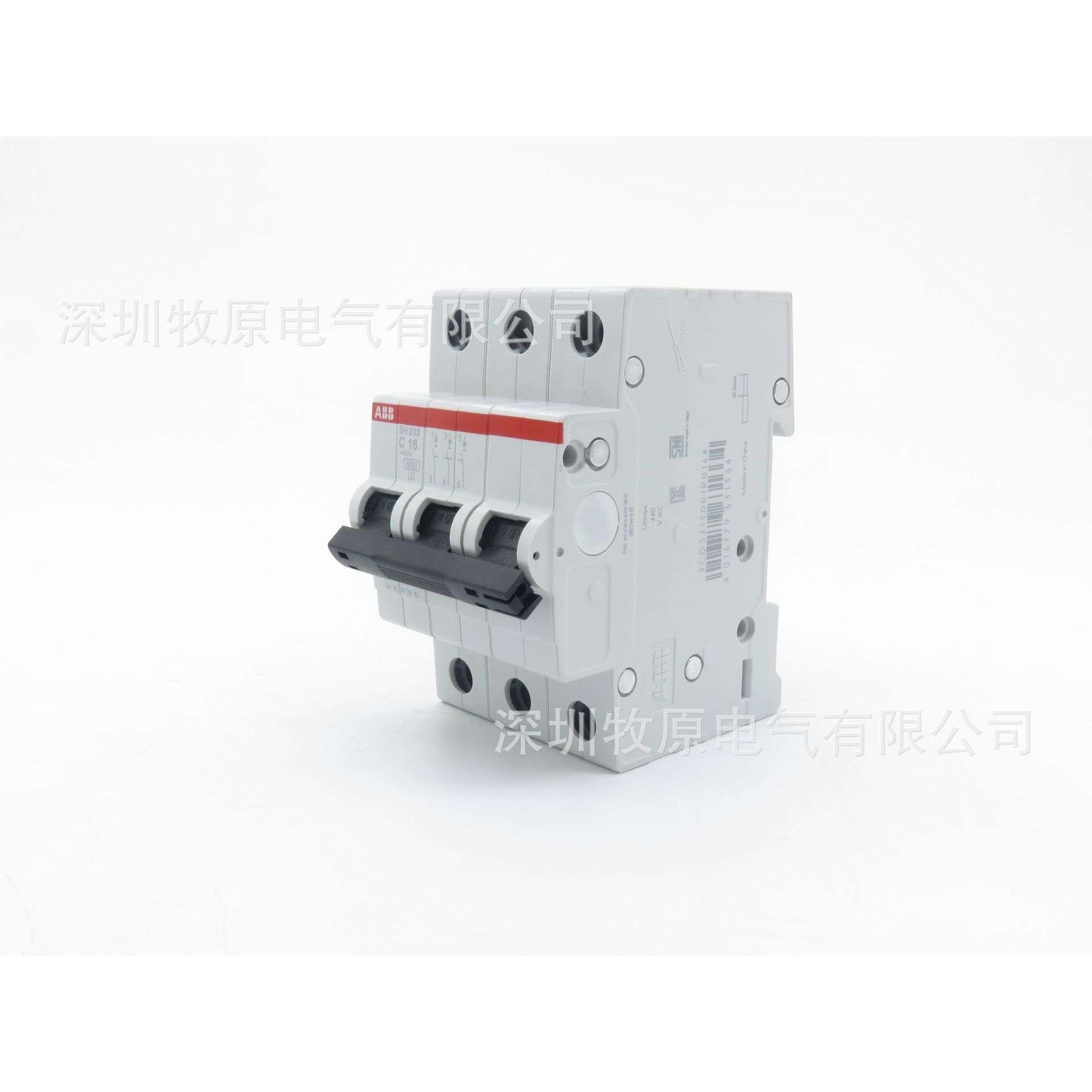 ABB微型断路器SH203-C20NA SH 2 00系列3P+N6KA空开2CDS213103R02