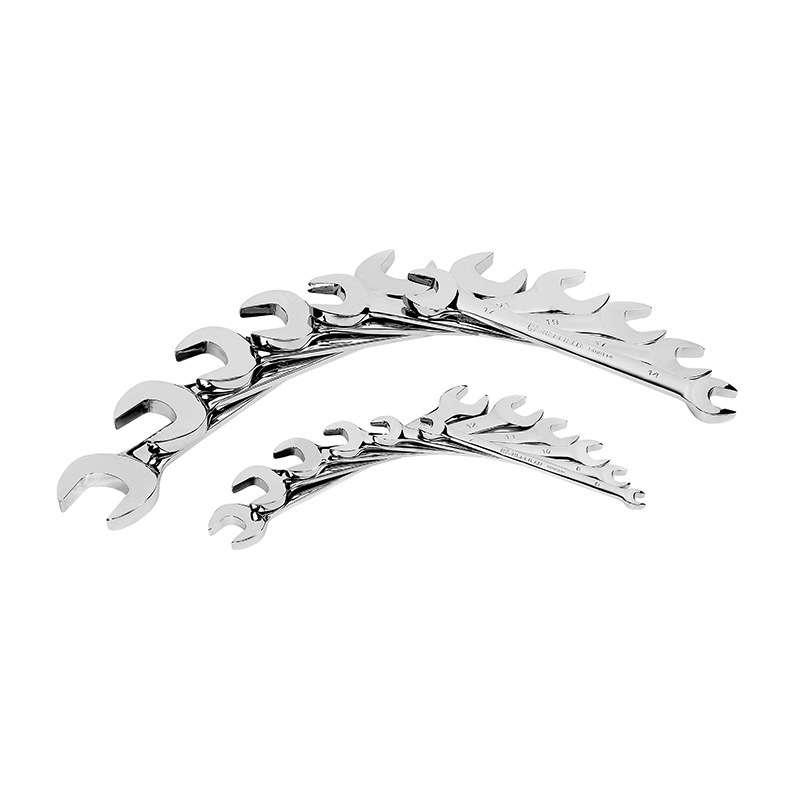 钢盾S025024 12件套双开口扳手组合套装6x7-24x27mm