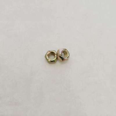 DIN980V美制全金属锁紧螺母 六角压点锁紧螺母 1/4-20现货