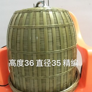 竹编笼精品宠物鸡笼养笼实M用漏屎底加密底笼