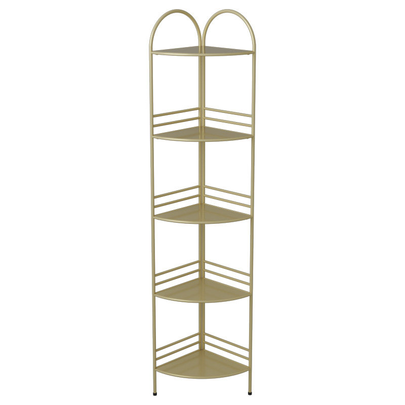 转角置物架客厅墙角架床头靠墙架子卧室收纳架铁艺隔板拐角沙发边