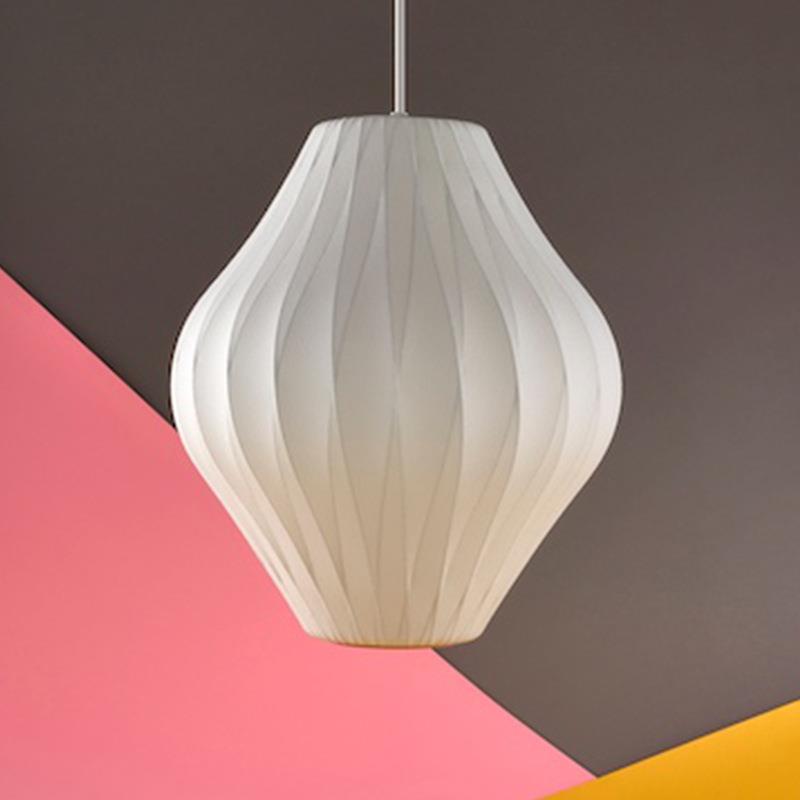 意大利北欧设计师日式客厅餐厅玄关卧室酒店大堂蚕丝布艺装饰吊灯