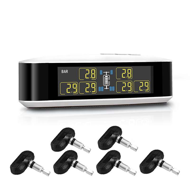 CAREUD/凯佑房车卡车六轮胎压监测器TPMS胎压传感胎监测仪车载