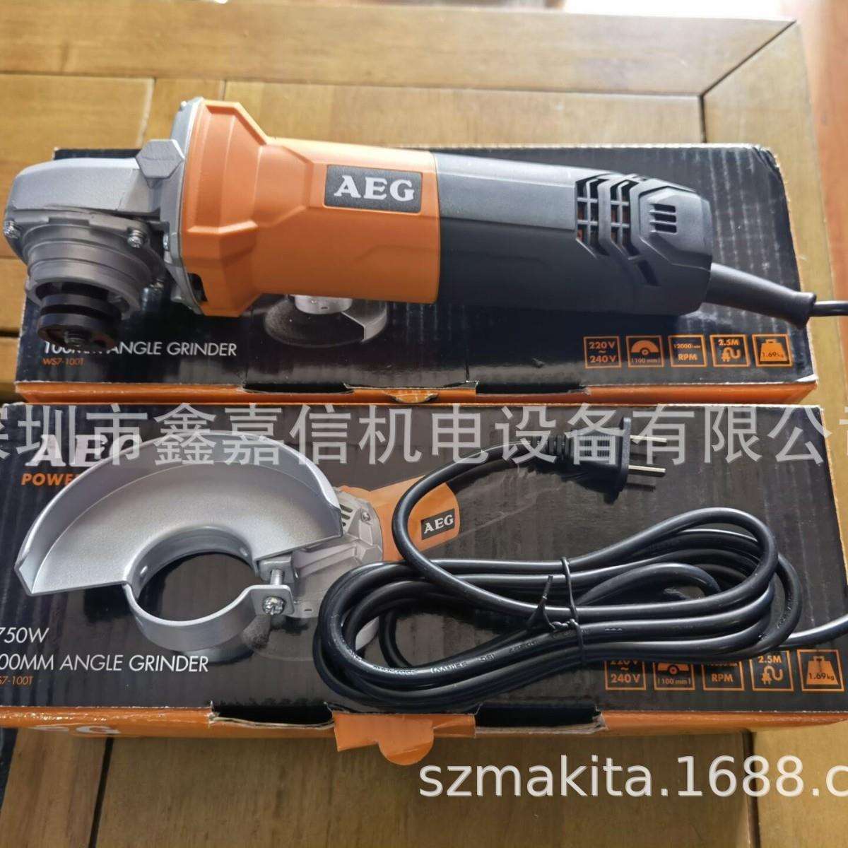 现货 德国 AEG 磨光机/打磨机/角磨机 WS7-100T