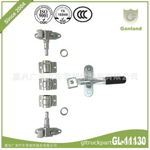 货车铁镀锌锁具 车厢门六分门锁 卡车6分天地长杆执手锁 11130