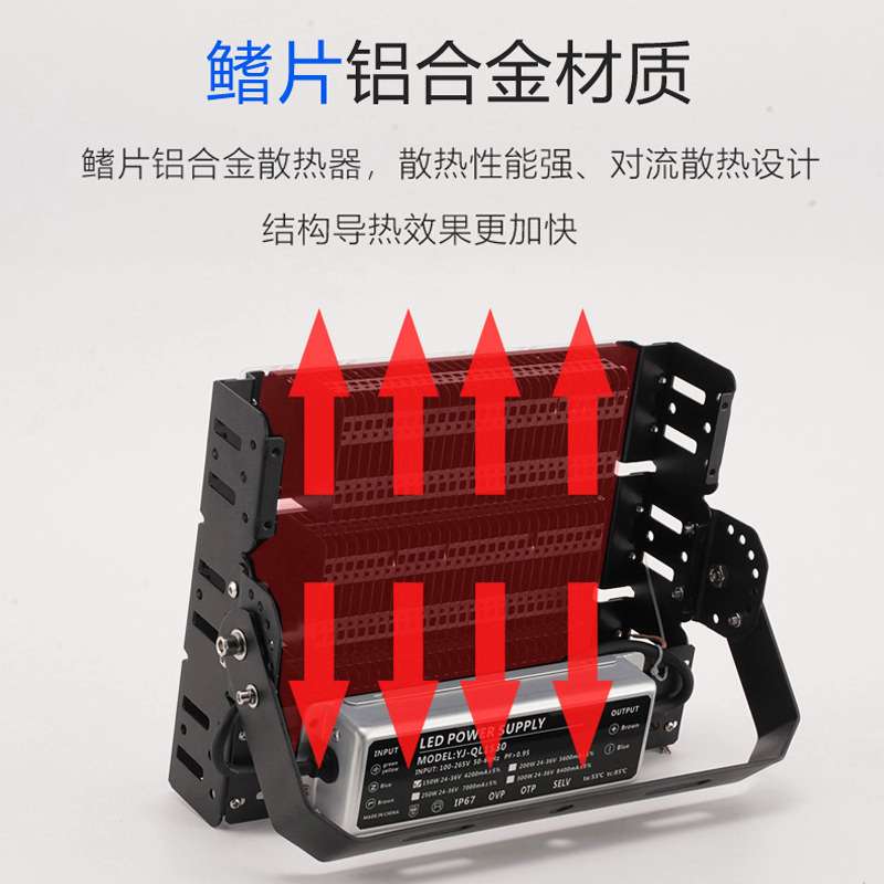 户外LED球场灯 大功率足球篮球广场投光投射高杆灯模组球场照明灯