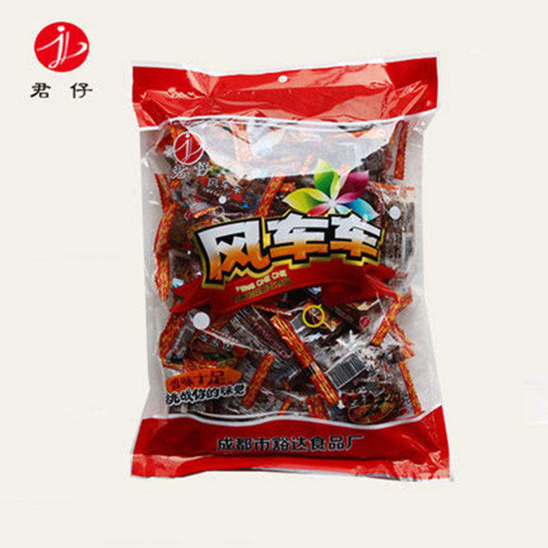 君仔风车车大刀肉辣条麻辣味儿时怀旧面筋零食小吃好吃的湖南重庆
