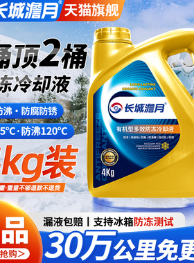 长城澹月防冻液汽车发动机冷却液水箱宝零下40度红绿色小轿车专用