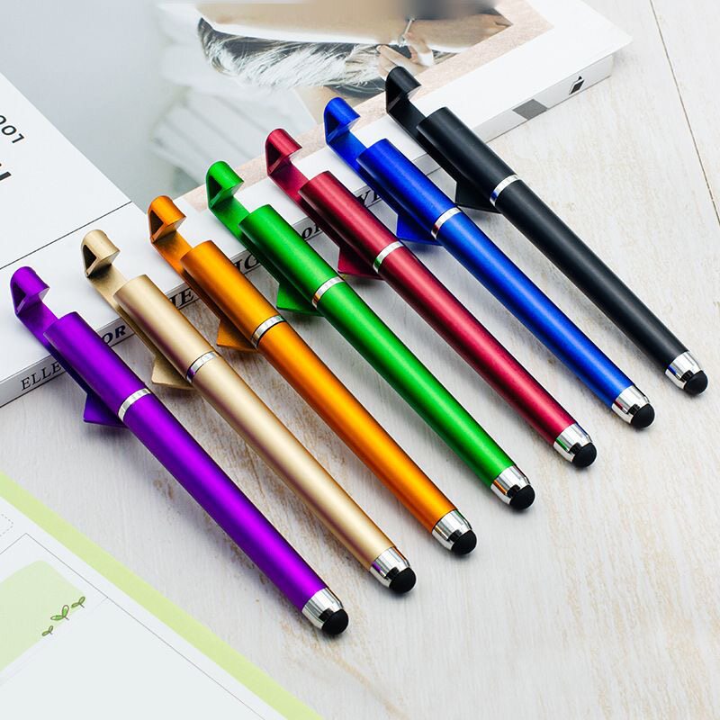 触屏中性笔手机平板触控笔电容笔水笔两用签字笔签名笔广告笔