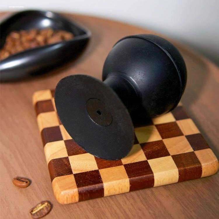 咖啡免敲渣磕渣桶超静音优雅敲渣工具咖啡粉饼吸盘咖啡吹气工具