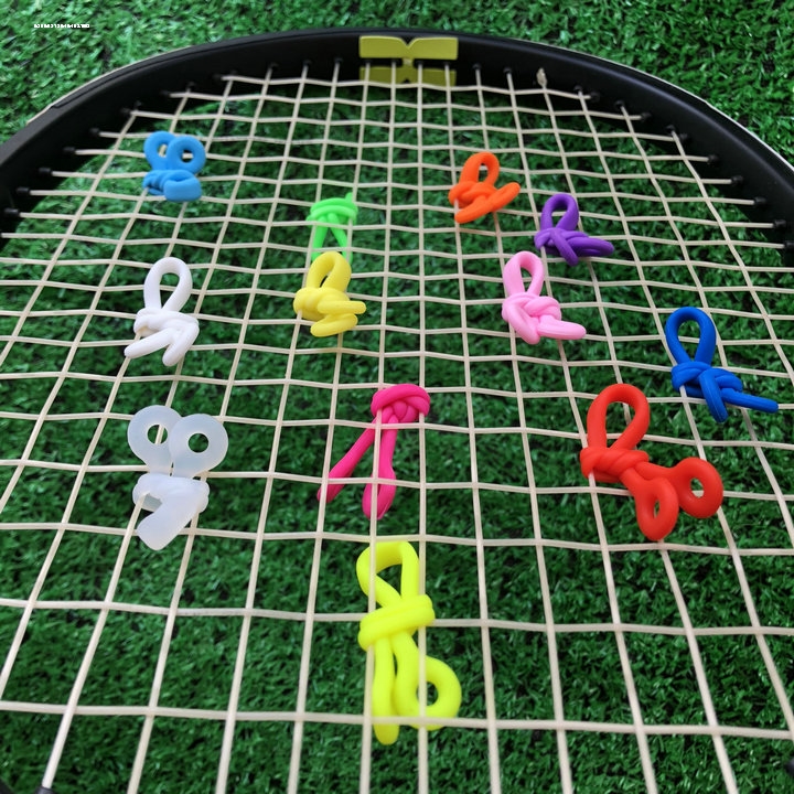 包邮减震网球长条硅胶减震器网球拍避震避震器卡通网球避震结