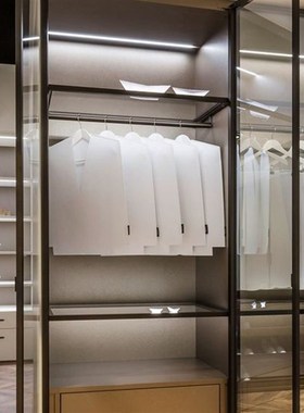 moon慕空间样板房衣柜衣帽间饰品陈列设毛毡西装纸盒鞋模道具摆件