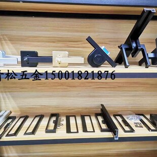 16极窄边框推拉门双钩锁18极简铝合金阳台玻璃移门氧化拉手单点锁