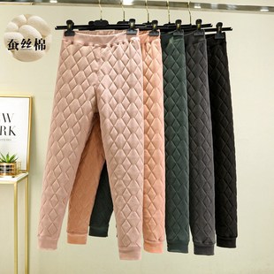 棉裤 打底裤 高腰保暖a裤 秋冬大码 秋 加绒加厚德绒女士内穿衬裤 修身