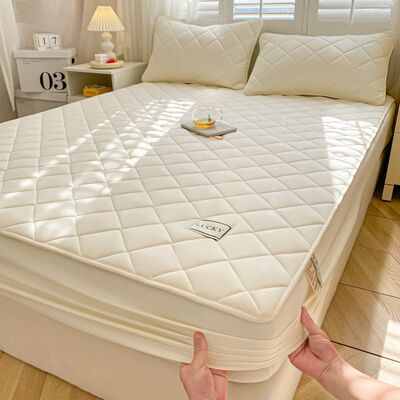 A类大豆夹棉床笠单床垫套保护罩席梦思床罩隔尿垫床笠罩全包防尘