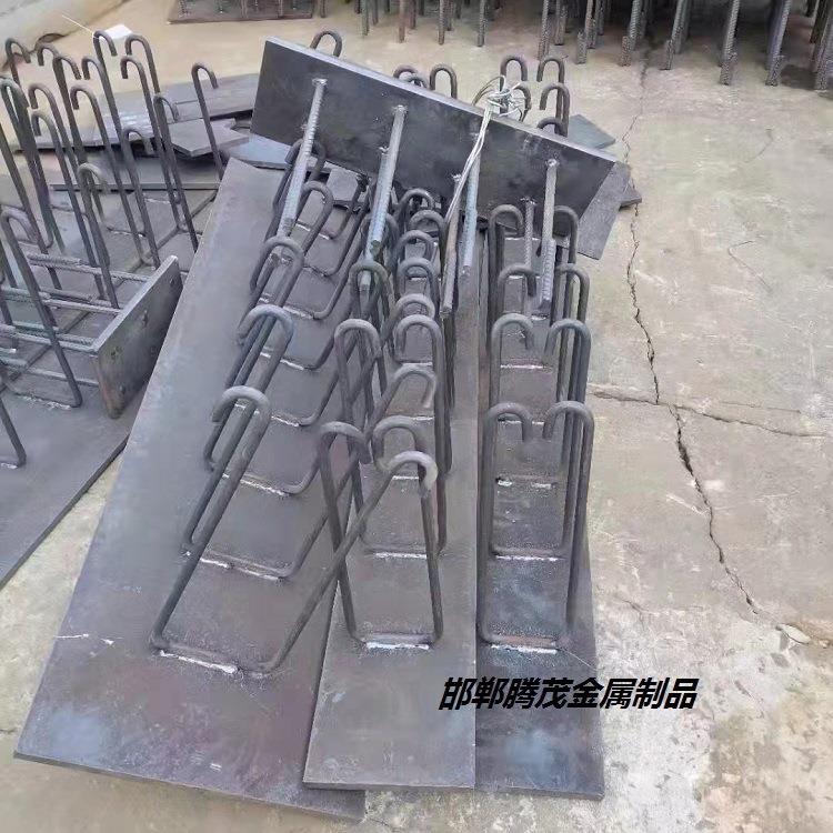 河北防落梁T型钢挡块预埋件热镀锌铁路桥梁底座