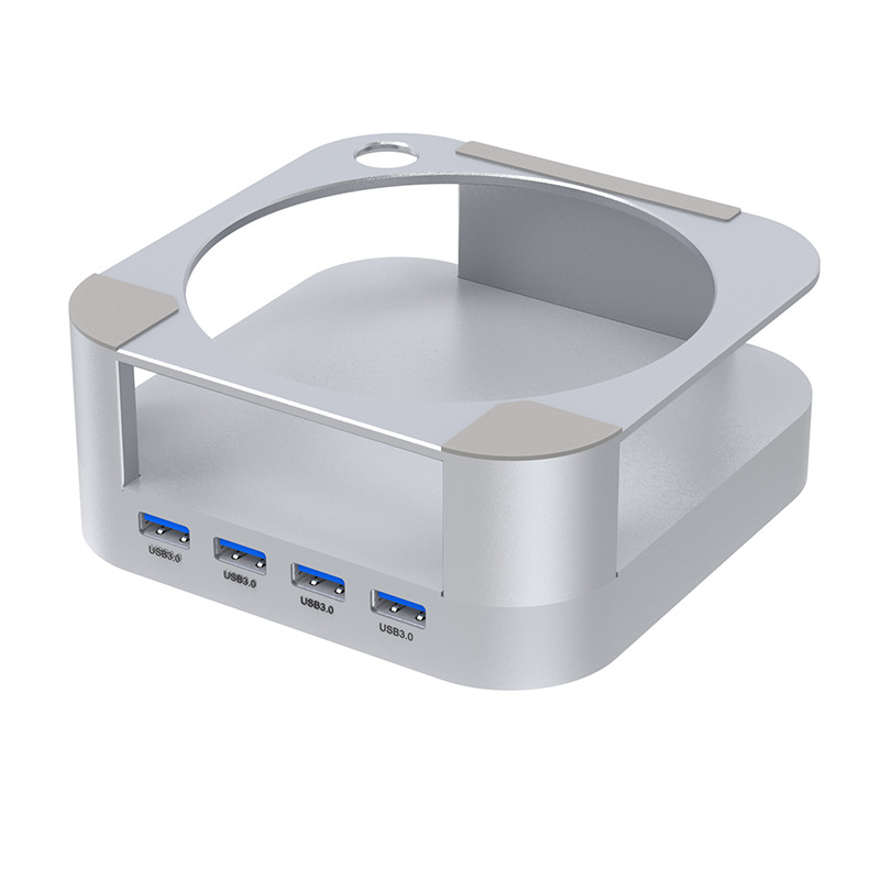 【兮茵】适用苹果Mac mini M4/M4 Pro拓展坞USB3.0铝合金散热底座