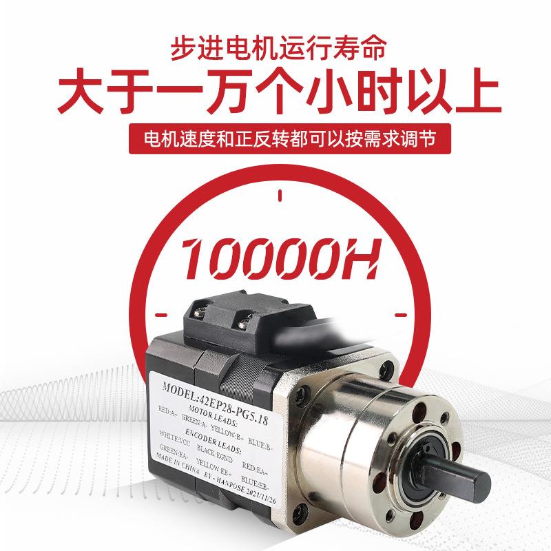 2闭环行星精密减速4机带齿轮电箱编码器精准329位减速比可选定NEM