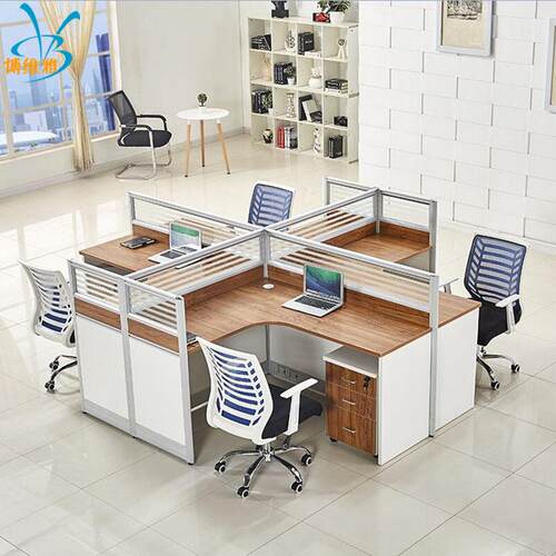 办公家具办室简约现BWY-1002代办公风工位卡座办公屏桌椅组合公脑