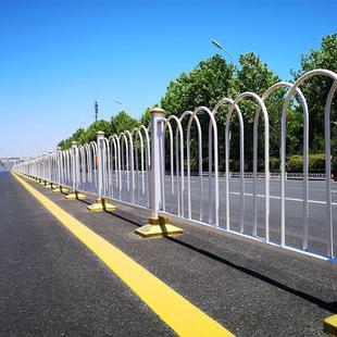 京护栏路政交通通机非隔离市政黄金莲式花防撞栏市政交道路告广牌