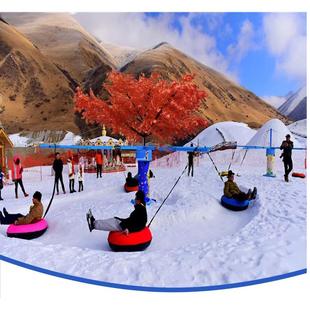 转人工造雪机 冰滑雪场造备雪机生产 外上游乐设 雪562地转