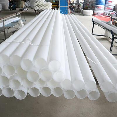 HPE波纹管大口径双LSR色壁打孔下水排污管黑pDe塑道料管厂家
