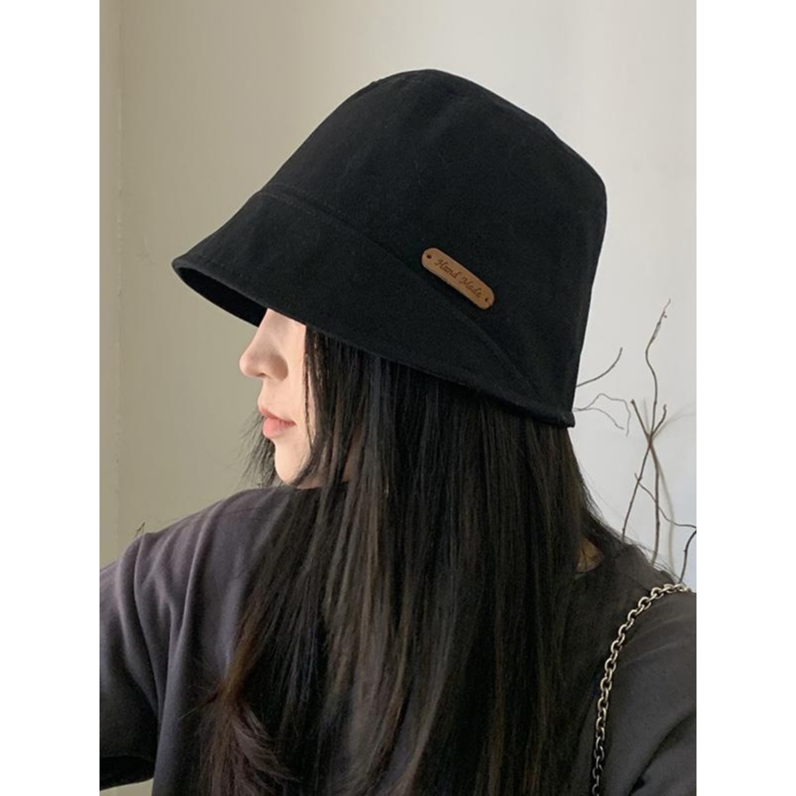 日系显脸小渔夫帽子女春夏季出游圆脸适合盆帽时尚大头围遮阳帽潮