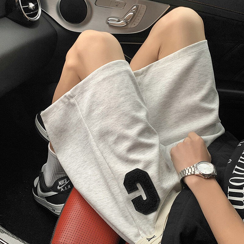 宽松舒适短裤男夏外穿高级感休闲时尚卫裤潮流宽松篮球运动五分裤