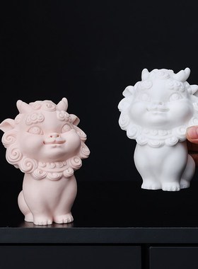 陶瓷貔貅可爱招财家居玄关办公室桌面装饰品摆件吉祥祥瑞兽摆件