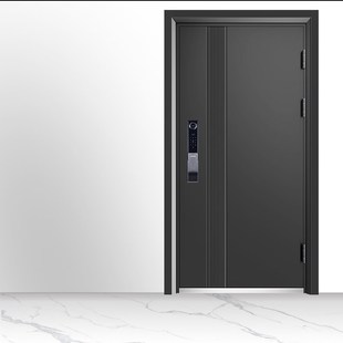 甲级防盗门进户门轻奢锌合金全自动锁入户门平开隔音门 2024款