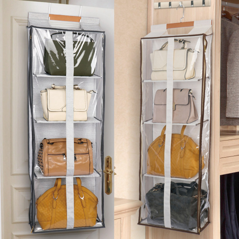 包包收纳袋防尘门后挂包神器家用衣柜存放帽子整理袋包置物架挂袋