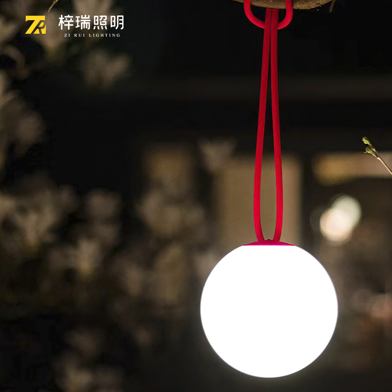挂树灯户外吊灯防水花园庭院灯室外露营帐篷M吊灯led凉亭屋檐吊灯