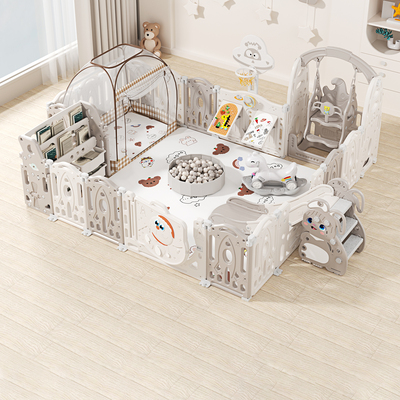 儿童室内家用围栏地上游乐园客厅卧室学步栅婴儿宝宝防护栏爬行垫