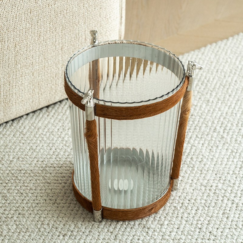 赫本家欧式奢华垃圾桶客厅家用复古法式卧室垃圾桶高颜值无盖新款