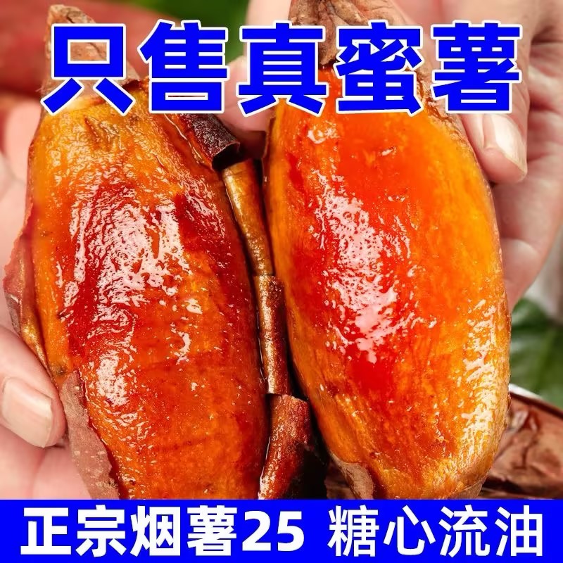 山东烟薯25号蜜薯糖心红薯新鲜10斤番薯农家沙地烤地瓜山芋