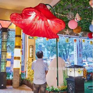 网红互动人体感应牵牛花广场景区游乐场情侣亲子儿童游乐设施装置